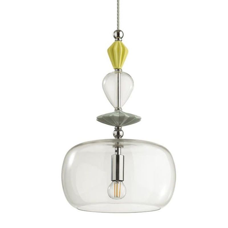 Подвесной светильник Iris Glas hanging lamp candy A chrome Прозрачное Стекло Прозрачный желтый Голубой Хром Прозрачный зеленый Подвесной светильник Iris Glas hanging lamp candy A chrome Прозрачное Стекло Прозрачный желтый Голубой Хром Прозрачный зеленый в Грозном | Loft Concept