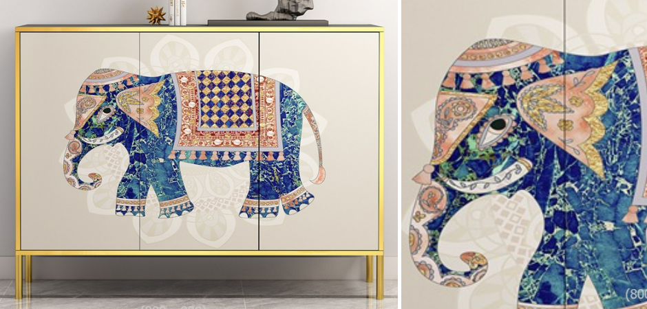 Комод с орнаментом Индийский Слон - фото №1