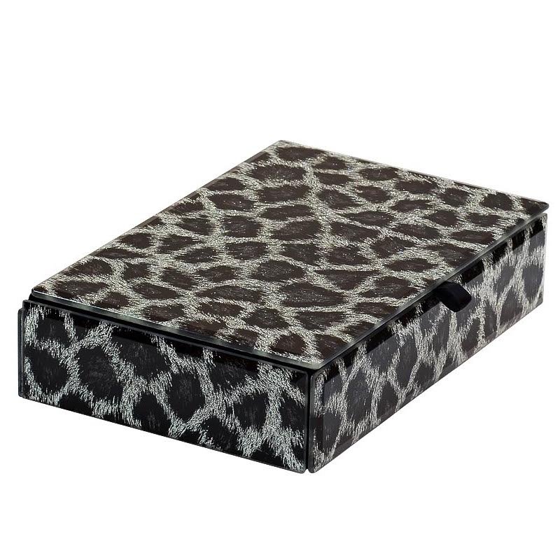 Шкатулка Snow Leopard Серый Шкатулка Snow Leopard Серый в Грозном | Loft Concept