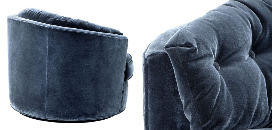 Кресло Eichholtz Chair Recla Blue Кресло Eichholtz Chair Recla Blue - Loft-Concept в Грозном