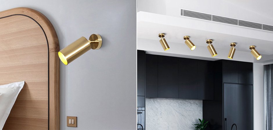Спот GMCA01 Gold Ceiling Light Спот GMCA01 Gold Ceiling Light - Loft-Concept в Грозном