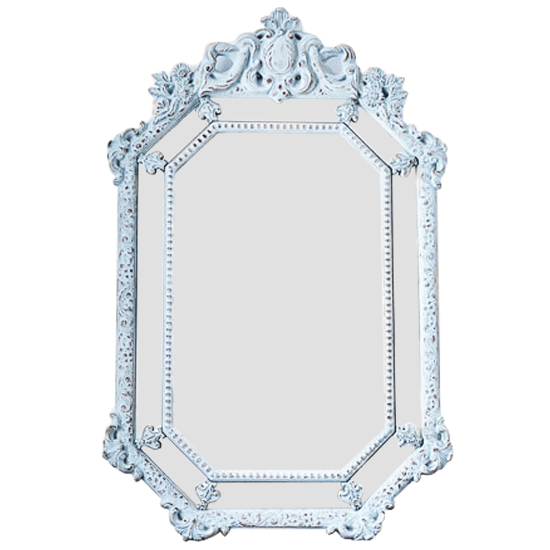 Зеркало Keppel Mirror Pastel Blue Винтажный голубой Античное зеркальное стекло Зеркало Keppel Mirror Pastel Blue Винтажный голубой Античное зеркальное стекло в Грозном | Loft Concept