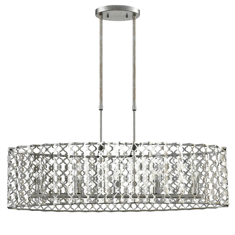 Люстра Arabesque Quatrefoil Drum Шампань Винтаж Люстра Arabesque Quatrefoil Drum Шампань Винтаж в Грозном | Loft Concept