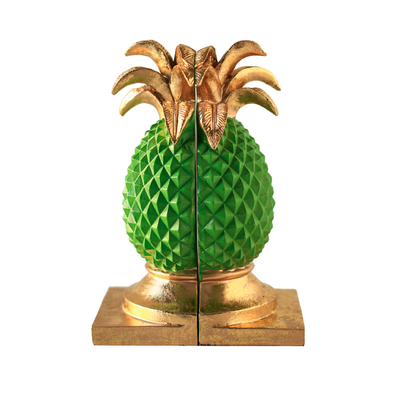 Держатель для книг Green Pineapple Book Holder Зеленый Золотой в Грозном | Loft Concept 