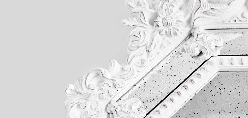 Зеркало Antique ornament White Зеркало Antique ornament White - Loft-Concept в Грозном
