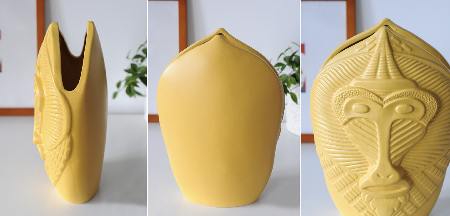 Ваза Color Monkey Vase yellow - фото