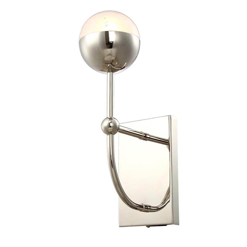 Бра Heidy Nickel Wall Lamp Никель Бра Heidy Nickel Wall Lamp Никель в Грозном | Loft Concept