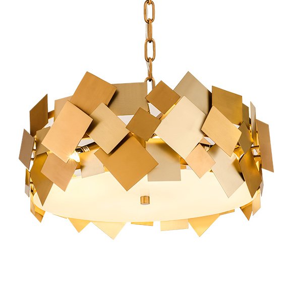 Люстра Gold Plate Chandelier 4 Люстра Gold Plate Chandelier 4 в Грозном | Loft Concept