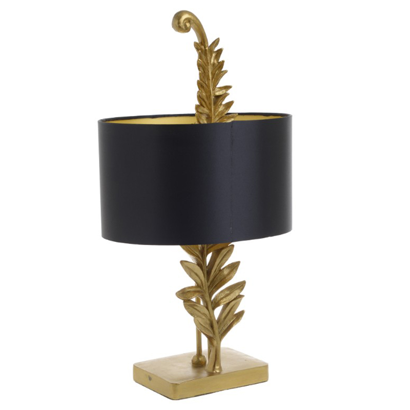 Настольная лампа Tropical Gold Leaf Черный Золотой Настольная лампа Tropical Gold Leaf Черный Золотой в Грозном | Loft Concept