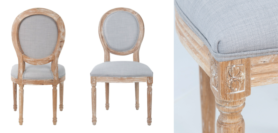 Стул French chairs Provence Light grey Chair Стул French chairs Provence Light grey Chair - Loft-Concept в Грозном