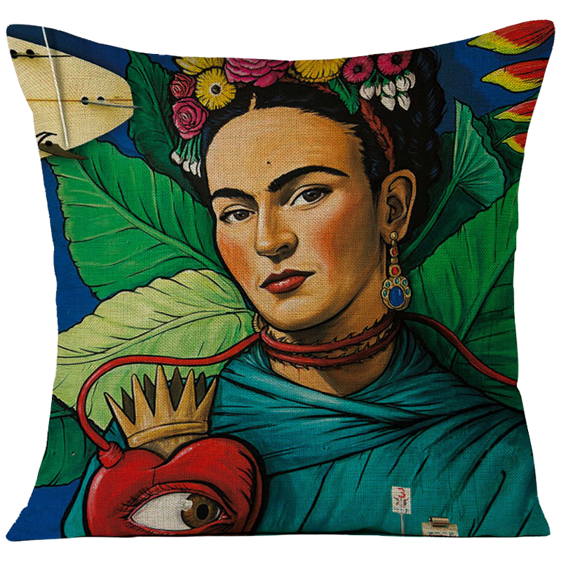 Декоративная подушка Frida Kahlo 10 Мульти Декоративная подушка Frida Kahlo 10 Мульти в Грозном | Loft Concept