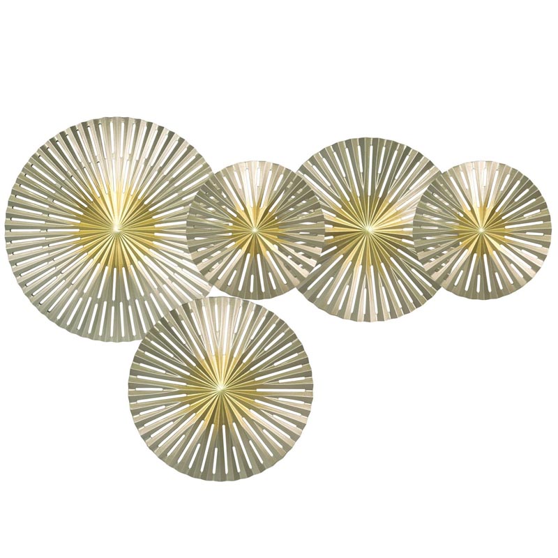 Арт-объект Apollo Gold and Silver Wall Plaque Disc gap 5 Золотой Серебряный Арт-объект Apollo Gold and Silver Wall Plaque Disc gap 5 Золотой Серебряный в Грозном | Loft Concept