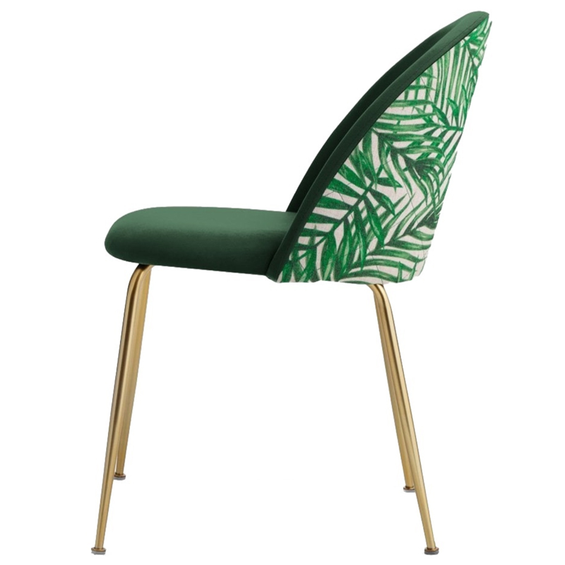 Tropical Leaves Chair Стул тропические листья Зеленый Золотой Tropical Leaves Chair Стул тропические листья Зеленый Золотой в Грозном | Loft Concept