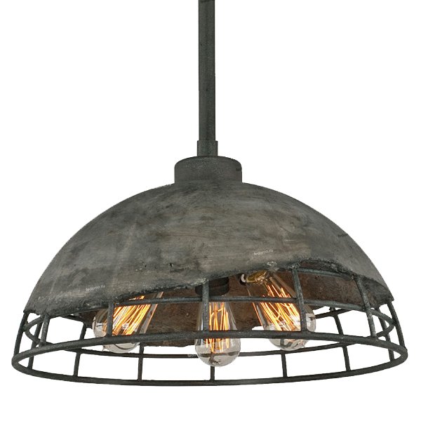 Подвесной светильник Stone industrial lamp 3 Серый (Gray) Подвесной светильник Stone industrial lamp 3 Серый (Gray) в Грозном | Loft Concept