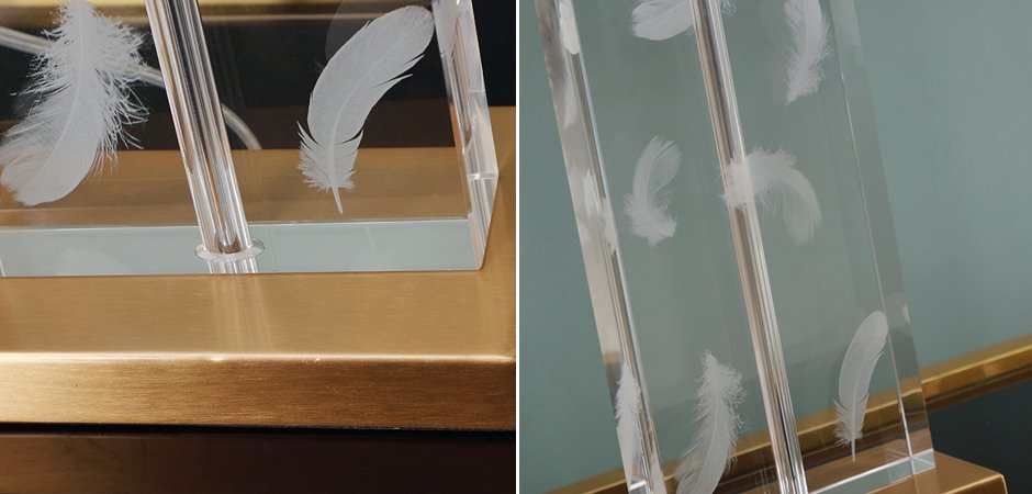 Настольная лампа Frozen Feathers Настольная лампа Frozen Feathers - Loft-Concept в Грозном