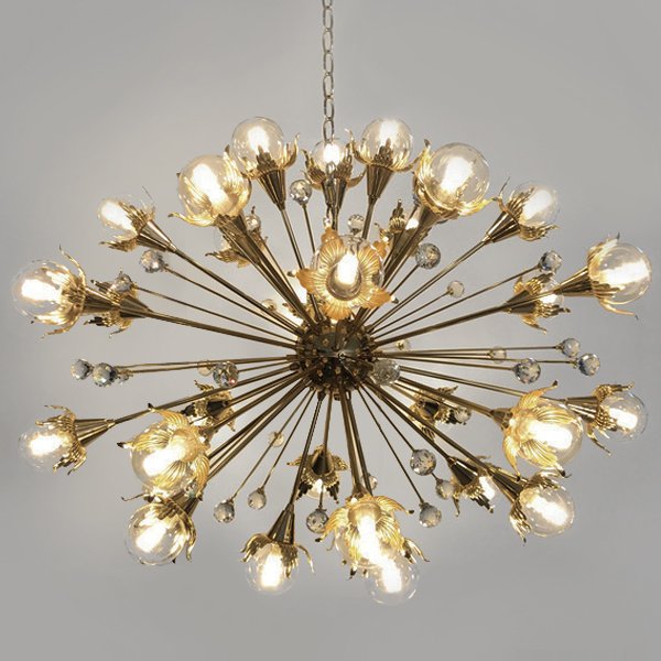 Люстра Jonathan Adler GIANT SPUTNIK CHANDELIER Латунь Люстра Jonathan Adler GIANT SPUTNIK CHANDELIER Латунь в Грозном | Loft Concept