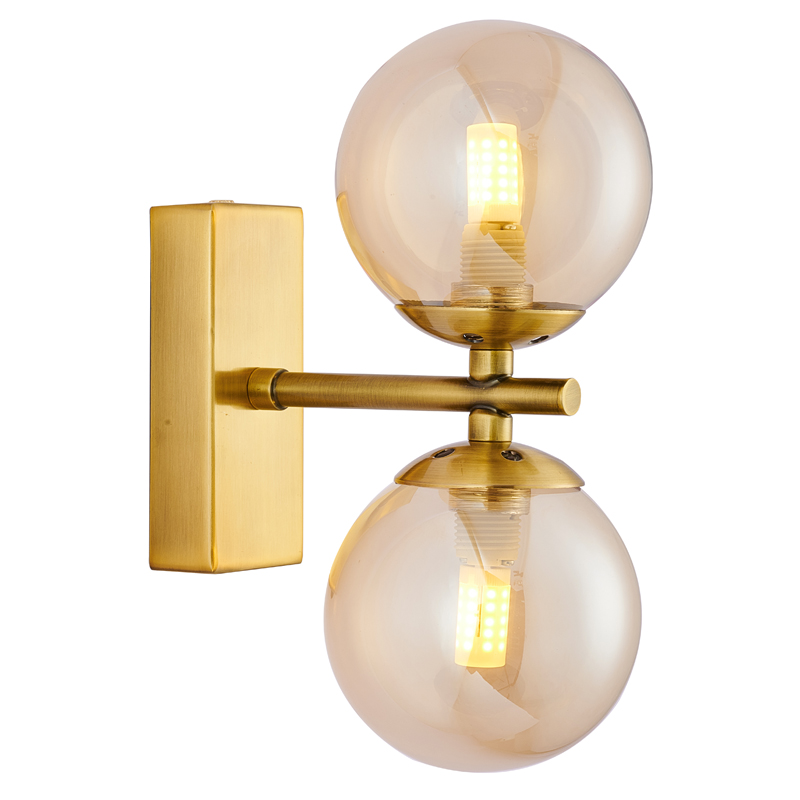 Бра Berries Sconce amber Латунь Янтарь (Amber) Бра Berries Sconce amber Латунь Янтарь (Amber) в Грозном | Loft Concept
