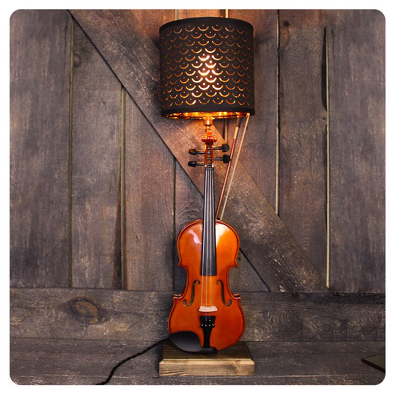 Настольная лампа Violin brown Коричневый Настольная лампа Violin brown Коричневый в Грозном | Loft Concept
