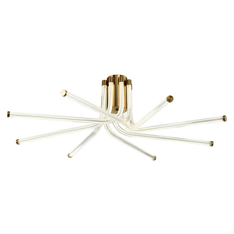 Потолочный светильник светодиодный из стали Trumpet Tube Bronze Бронза Потолочный светильник светодиодный из стали Trumpet Tube Bronze Бронза в Грозном | Loft Concept
