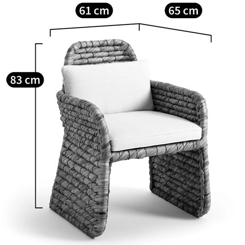 Плетеное кресло Madge Wicker Armchair Плетеное кресло Madge Wicker Armchair в Грозном