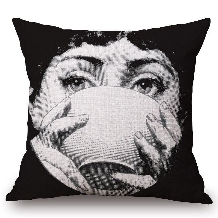 Декоративная подушка Fornasetti 009 Декоративная подушка Fornasetti 009 в Грозном | Loft Concept