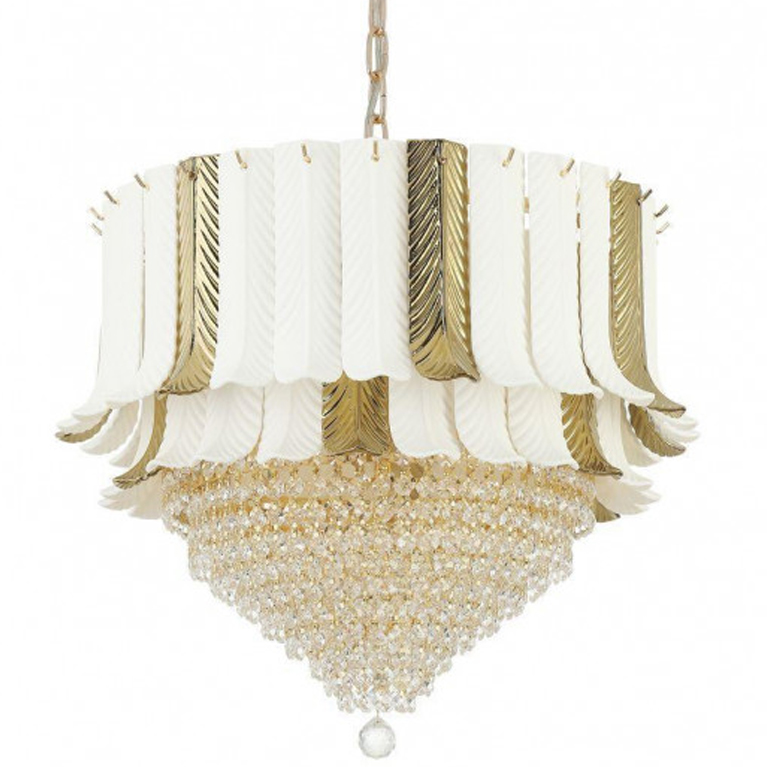 Люстра Aronson Chandelier 55 Прозрачный Золотой Люстра Aronson Chandelier 55 Прозрачный Золотой в Грозном | Loft Concept