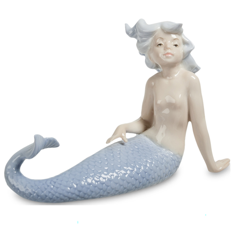 Статуэтка Mermaid Dreaming Бежевый Светло-голубой Статуэтка Mermaid Dreaming Бежевый Светло-голубой в Грозном | Loft Concept