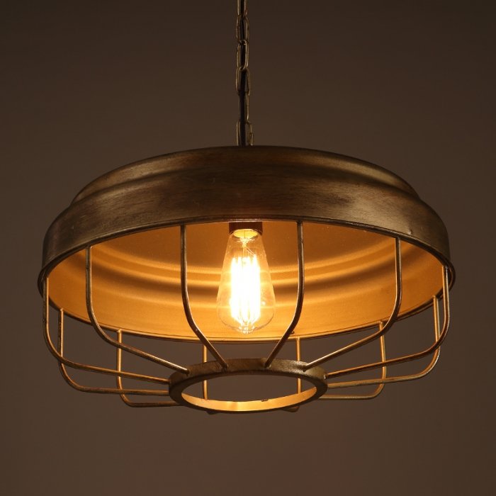 Подвесной светильник Lofter Golden Cage Коричневый Подвесной светильник Lofter Golden Cage Коричневый в Грозном | Loft Concept