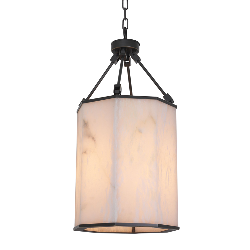 Подвесной светильник Eichholtz Chandelier Victoire S Белый Темная бронза Подвесной светильник Eichholtz Chandelier Victoire S Белый Темная бронза в Грозном | Loft Concept