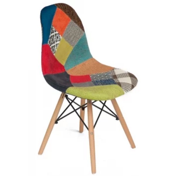 Стул DSW Patchwork II Мульти Древесина Стул DSW Patchwork II Мульти Древесина в Грозном | Loft Concept