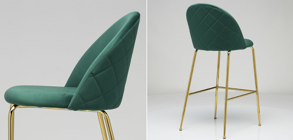 Барный стул Vendramin Bar Stool green Барный стул Vendramin Bar Stool green - Loft-Concept в Грозном