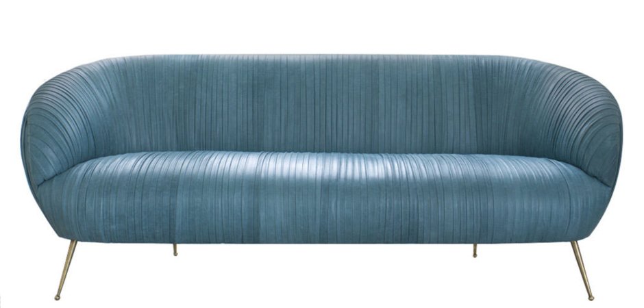Софа Kelly Wearstler Souffle Settee Leather Софа Kelly Wearstler Souffle Settee Leather - Loft-Concept в Грозном