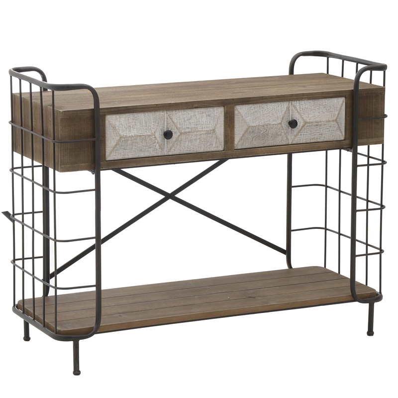 Консоль Dulce Loft Console Черный Коричневый Консоль Dulce Loft Console Черный Коричневый в Грозном | Loft Concept