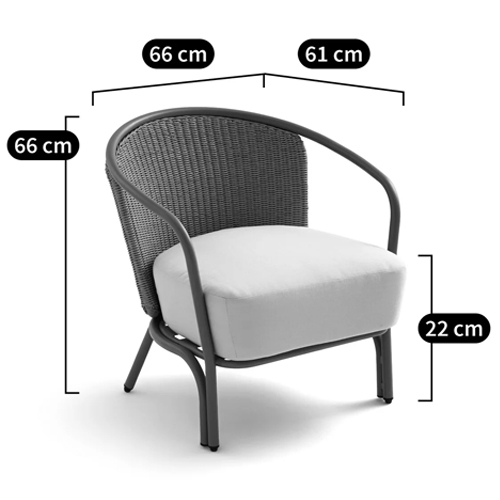 Садовое кресло с каркасом из стали Kenneth Chair Садовое кресло с каркасом из стали Kenneth Chair в Грозном