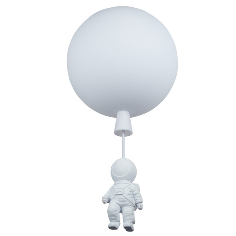 Потолочный светильник Cosmonaut white ball Белый Потолочный светильник Cosmonaut white ball Белый в Грозном | Loft Concept