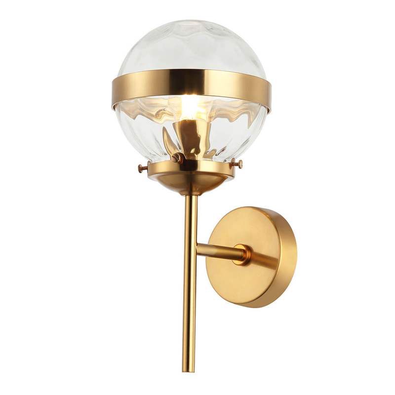 Бра Greyson Sconce Глянцевое золото Прозрачный Бра Greyson Sconce Глянцевое золото Прозрачный в Грозном | Loft Concept