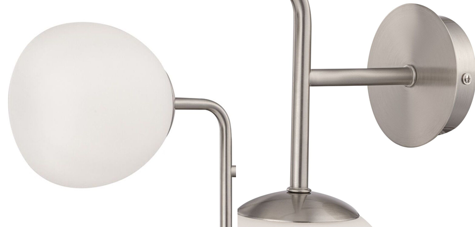 Бра Tiepolo Ball Sconces Double nickel Бра Tiepolo Ball Sconces Double nickel - Loft-Concept в Грозном
