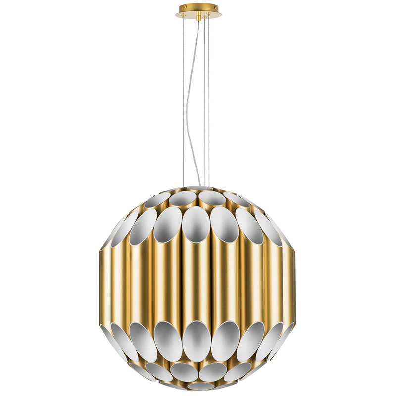 Люстра Garbi Gold Pipe Organ Chandelier 80 Золотой Белый Люстра Garbi Gold Pipe Organ Chandelier 80 Золотой Белый в Грозном | Loft Concept