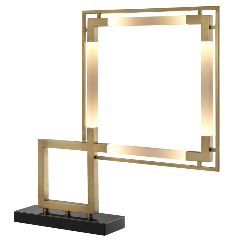 Настольная лампа Eichholtz Table Lamp Esperia Латунь Античная полированная Черный Мрамор Nero Настольная лампа Eichholtz Table Lamp Esperia Латунь Античная полированная Черный Мрамор Nero в Грозном | Loft Concept
