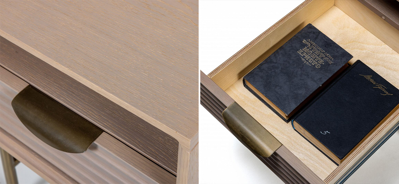 Тумба Antique Order Бежевый Шпон Дуба - фото №1