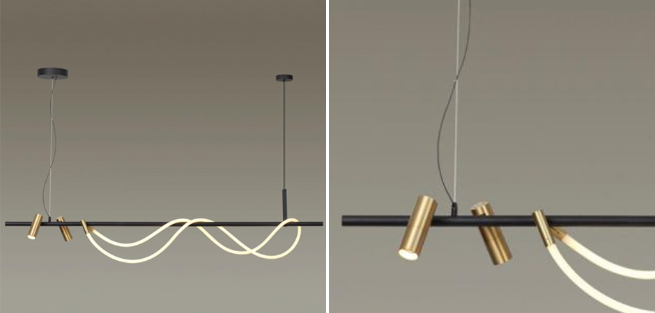 Подвесной Светильник LUKE LAMPCO TRACER LAMP Ширина 180 см Подвесной Светильник LUKE LAMPCO TRACER LAMP Ширина 180 см - Loft-Concept в Грозном
