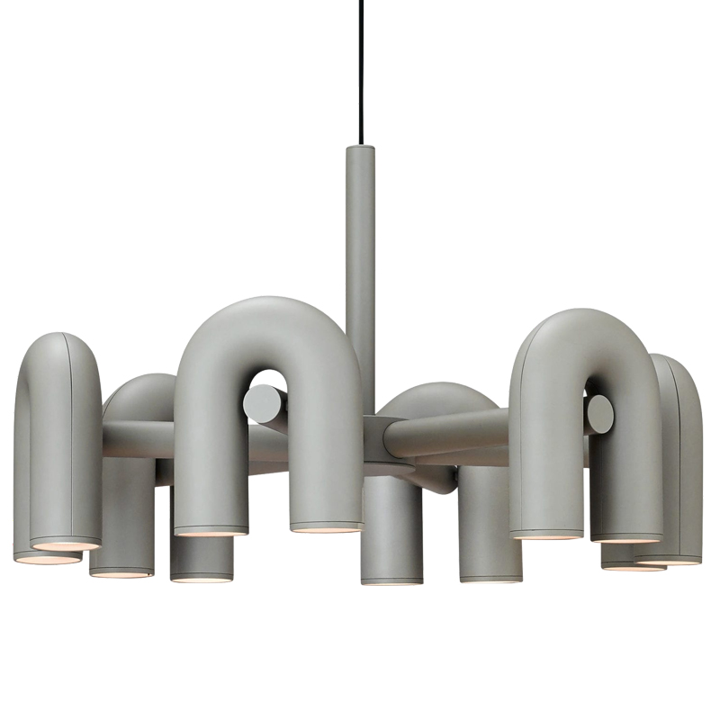 Люстра Cirkus AGO Lighting Gray 4-6 Светло-серый Люстра Cirkus AGO Lighting Gray 4-6 Светло-серый в Грозном | Loft Concept