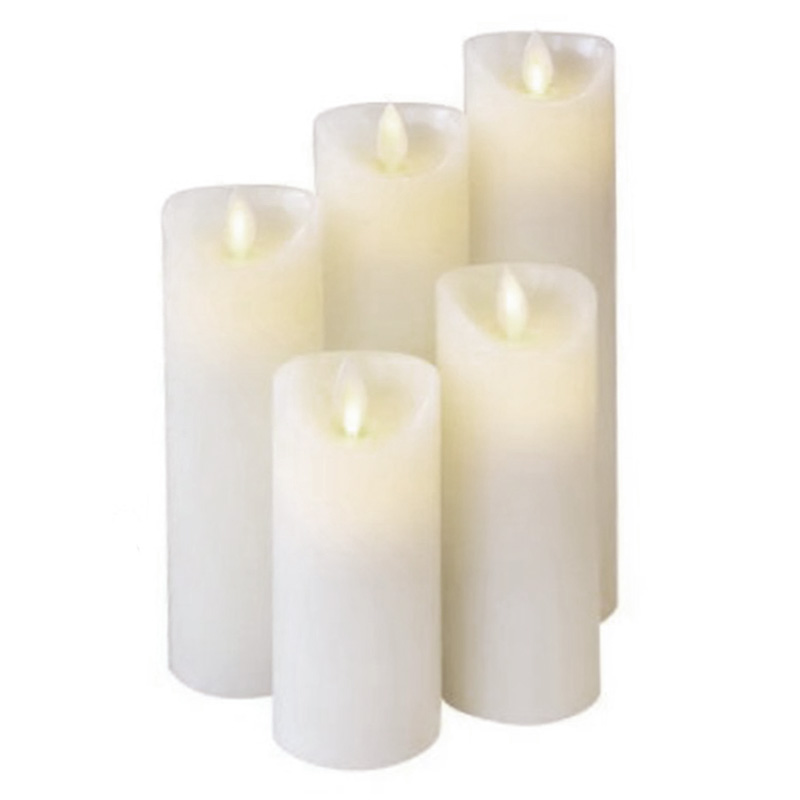 Набор свечей Five LED Candles Белый Набор свечей Five LED Candles Белый в Грозном | Loft Concept