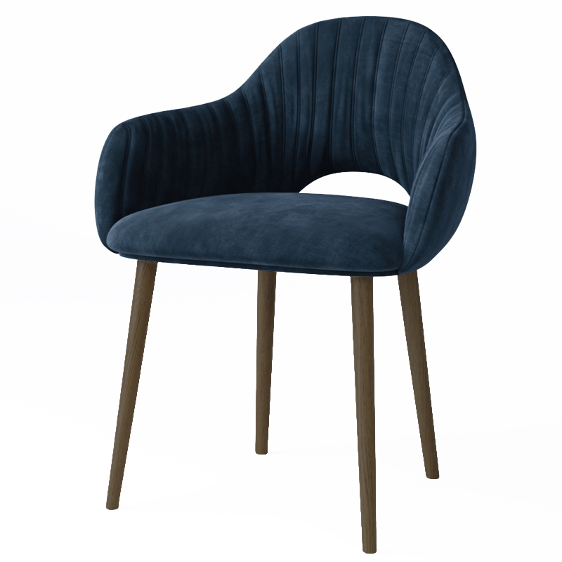 Стул California Dark blue Синий Коричневый Стул California Dark blue Синий Коричневый в Грозном | Loft Concept