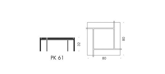 Журнальный стол PK61 Glass в Грозном