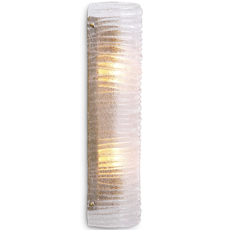 Бра Eichholtz Wall Lamp Sanchez Латунь Прозрачное Стекло в Грозном | Loft Concept 