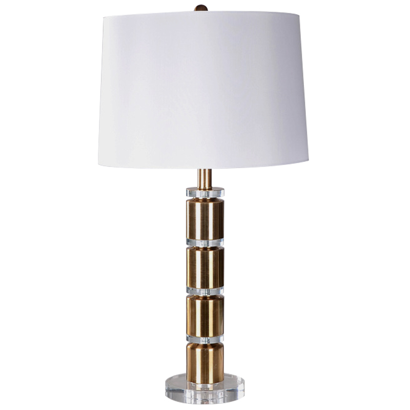 Настольная лампа Beatrix Lampshade Table Lamp Молочный Прозрачное Стекло Латунь Настольная лампа Beatrix Lampshade Table Lamp Молочный Прозрачное Стекло Латунь в Грозном | Loft Concept