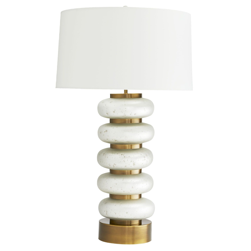 Дизайнерская настольная лампа GAELEN LAMP Белый Золотой Серый Дизайнерская настольная лампа GAELEN LAMP Белый Золотой Серый в Грозном | Loft Concept