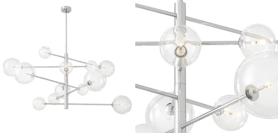 Люстра Chandelier Argento L Nickel Люстра Chandelier Argento L Nickel - Loft-Concept в Грозном