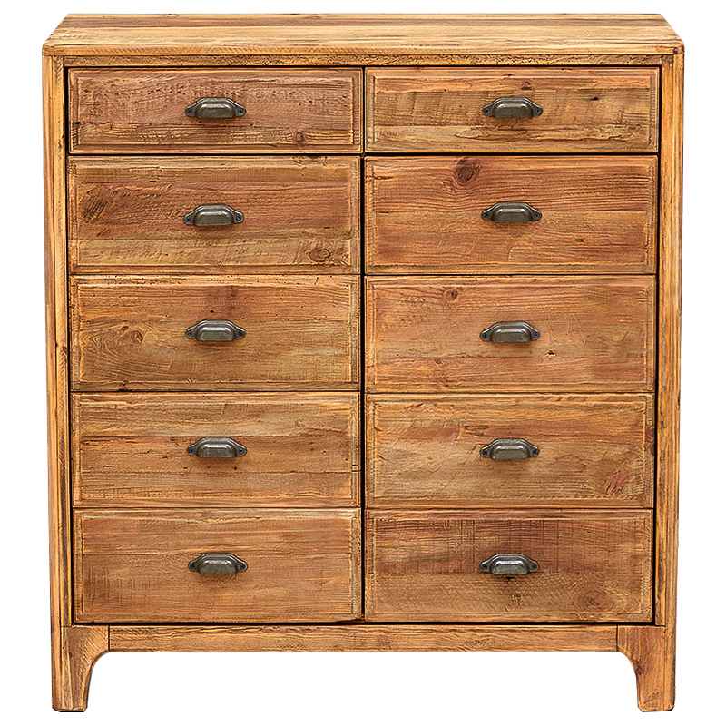 Комод из массива сосны в стиле лофт Pauley Loft Chest of Drawers Древесина Металлик винтаж Комод из массива сосны в стиле лофт Pauley Loft Chest of Drawers Древесина Металлик винтаж в Грозном | Loft Concept